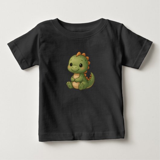 ミニ恐竜 ベビーTシャツ (正面)