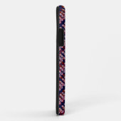 ミニ抽象芸術ビーチサンダルデザイン（ピンク/赤/ネイビー） Case-Mate iPhoneケース (裏面/右)