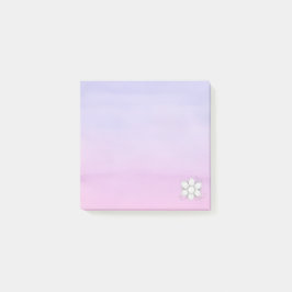 ミニ正方形の水色パープルピンク ポストイット