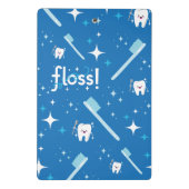 ミニ歯のクリップボード，歯科衛生士のためのギフト ミニクリップボード (裏面)