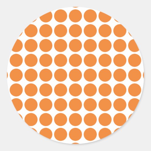 ミニ水玉模様シール ラウンドシール (正面)