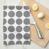 ミニ水玉模様タオル キッチンタオル (四つ折り)