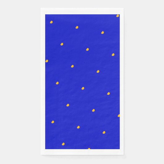 ミニ水玉模様デザイン紙ナプキン (正面)