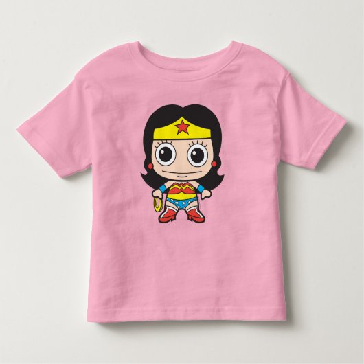 ミニ疑問に思女性 トドラーTシャツ (正面)