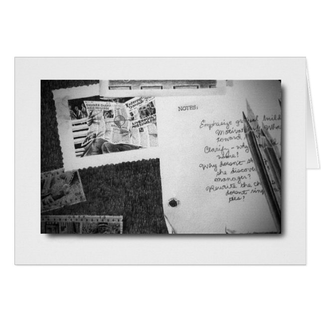 ミニ糸口1枚のカード (正面横)