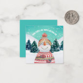 ミニ雪だるまいくつかの人々は休日のために溶融する価値がある ノートカード (正面/裏面インサイチュ)