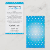 ミニ顔の説明書 名刺 (正面/裏面)