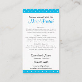 ミニ顔の説明書 名刺