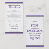 ミニ顔の説明書 名刺 (正面/裏面)