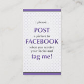 ミニ顔の説明書 名刺 (裏面)