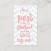 ミニ顔の説明書 名刺 (裏面)