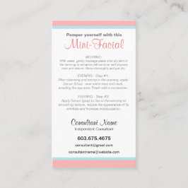 ミニ顔の説明書 名刺