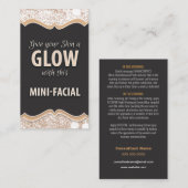 ミニ顔の説明書-白熱 名刺 (正面/裏面)