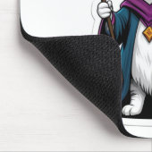 ミニ魔法使い猫のマウスパッド 魔法の杖を持つ マウスパッド (コーナー)