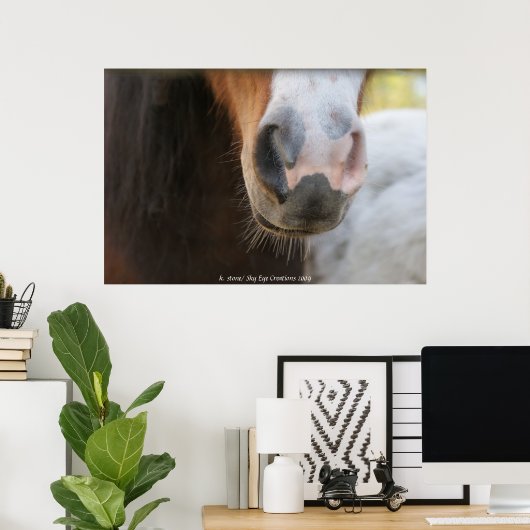 ミニ鼻 ポスター (ホームオフィス)