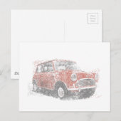 ミニ（ビロ） ポストカード (正面/裏面)