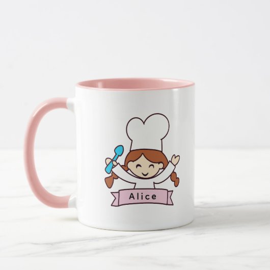 ミニ・マスターシェフ・マグ 子供料理人へのギフト！ マグカップ (左)