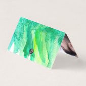 ミニ – メリークリスマス、水彩パインツリー、台本 (裏面)