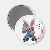 ミニMONS "I'm LATE"マグネット マグネット (正面/裏面)