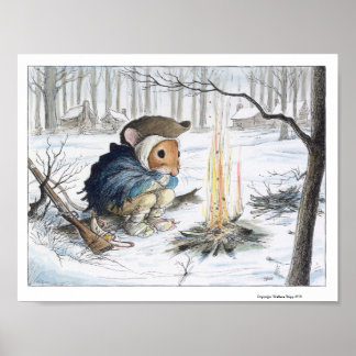 ミヌテマンアットバレーフォージプリントバイワレストリップ ポスター