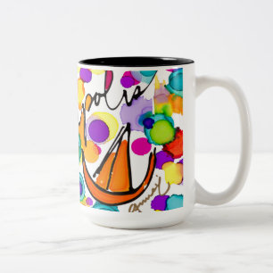 ミネアポリスおもしろいコーヒーマグ ツートーンマグカップ