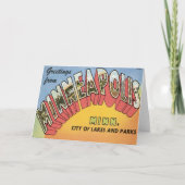 ミネアポリスからの挨拶 カード (正面)