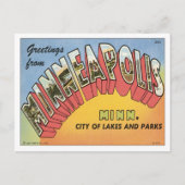 ミネアポリスからの挨拶 ポストカード (正面)