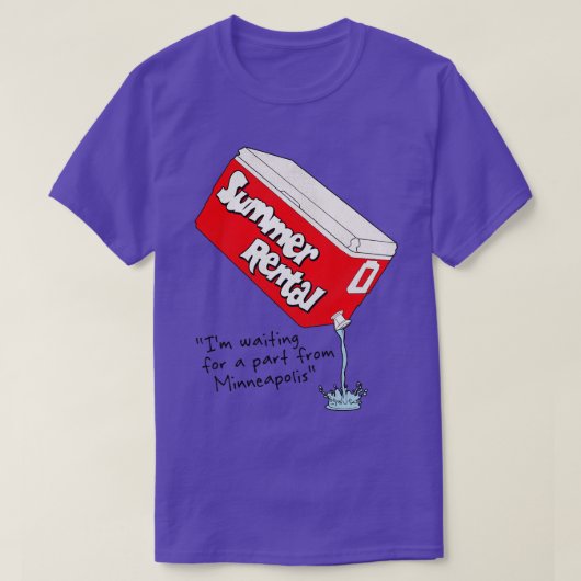 ミネアポリスから来る部分を待っている Tシャツ (デザイン正面)