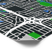 ミネアポリスの地図ポスター ポスター (角)