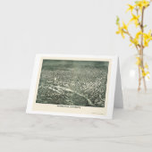 ミネアポリスのMNのパノラマ式の地図- 1879年 カード (黄色い花)