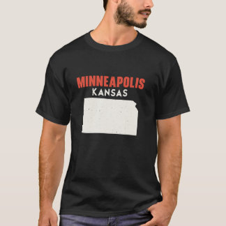ミネアポリスカンザスUSA州アメリカトラベルカンサン Tシャツ