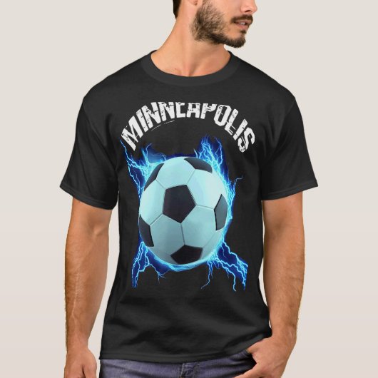 ミネアポリスサッカーレトロ Tシャツ (正面)