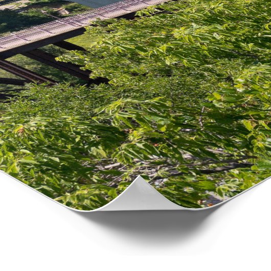 ミネアポリススカイラインとブリッジ ポスター (角)