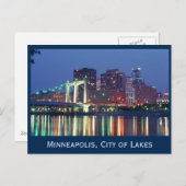 ミネアポリススカイライン ポストカード (正面/裏面)