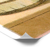 ミネアポリスフラワーヴィンテージフードアンドアート ポスター (角)