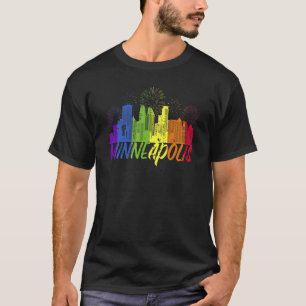 ミネアポリスプライドスカイラインプライドパレード Tシャツ