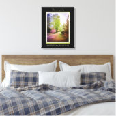 ミネアポリスミッドタウングリーンウェイ キャンバスプリント (インサイチュ (寝室))