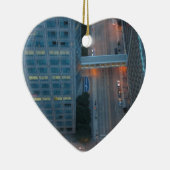 ミネアポリスミネソタの鳥目眺め セラミックオーナメント (右)