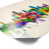 ミネアポリスミネソタスカイライン フォトプリント (角)