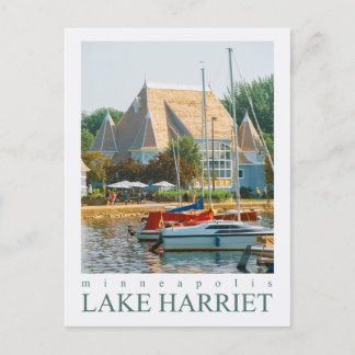 ミネアポリスミネソタレイクハリエバンシェル ポストカード