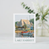 ミネアポリスミネソタレイクハリエバンシェル ポストカード (スタンド正面)