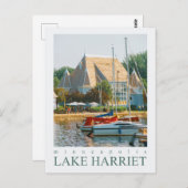 ミネアポリスミネソタレイクハリエバンシェル ポストカード (正面/裏面)