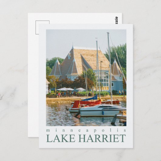 ミネアポリスミネソタレイクハリエバンシェル ポストカード (正面/裏面)