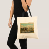 ミネアポリスミネソタヴィンテージトラベル トートバッグ (正面(商品))