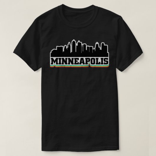 ミネアポリスミネソタMNお土産メンズウィメンズグラップ Tシャツ (デザイン正面)