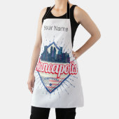 ミネアポリスミネソタUSAスカイライン統一された州 エプロン (インサイチュ)