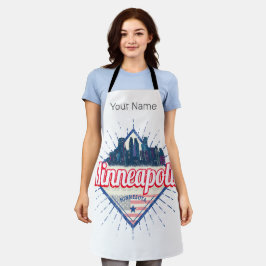 ミネアポリスミネソタUSAスカイライン統一された州 エプロン