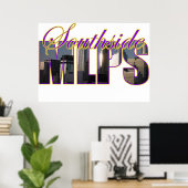 ミネアポリス南側スカイラインポスター ポスター (ホームオフィス)