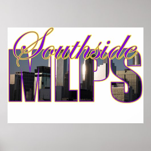 ミネアポリス南側スカイラインポスター ポスター (正面)
