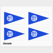 ミネアポリス国旗 長方形シール (シート)